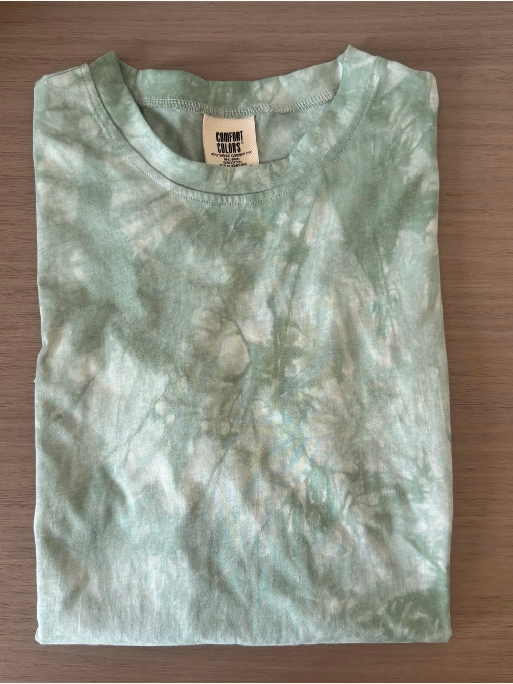 Comfort Colors Green Marble Tie-Dye Tee